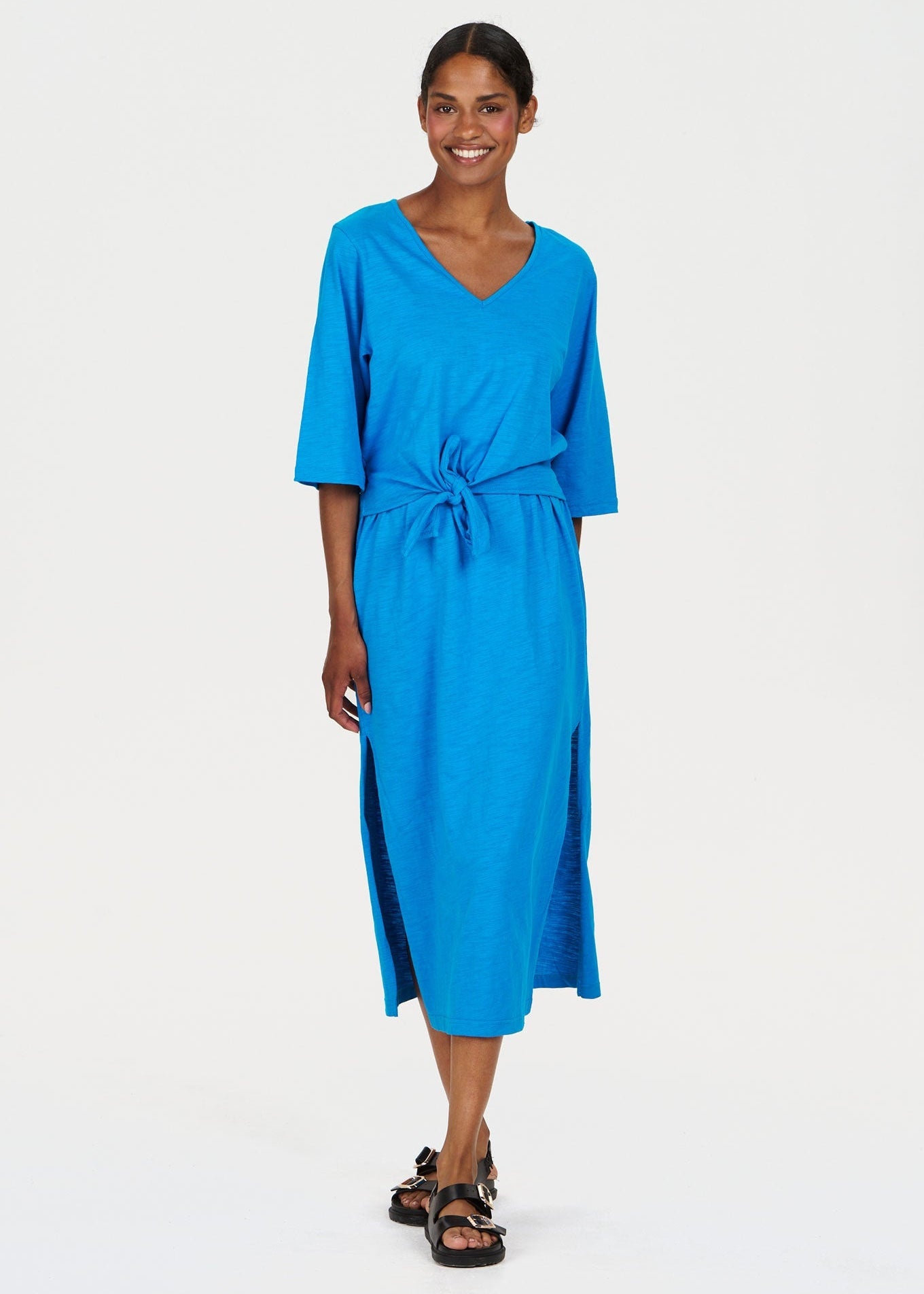 cobalt blue cotton dress Waverly Dress
