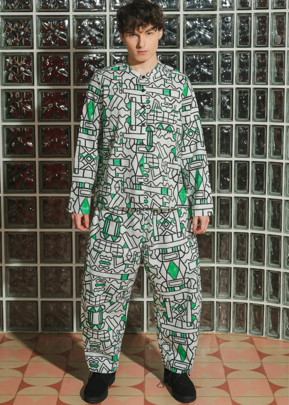 Circuit Garden Shirt and Trousers