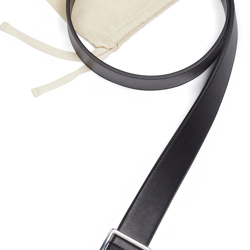 
                  
                    Women's 4cm Square Buckle Belt - Black
                  
                
