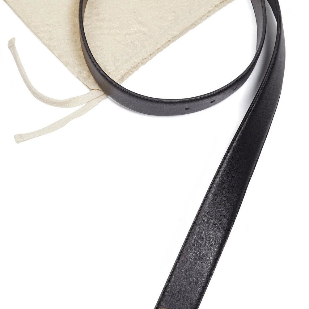 Women's 4cm Circle Belt - Black