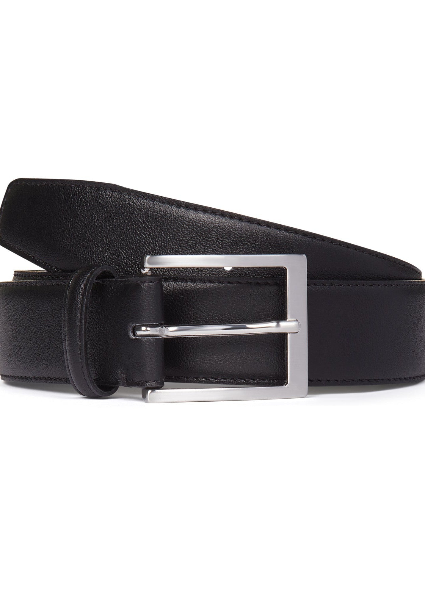 Men's 4cm Casual Belt - Black