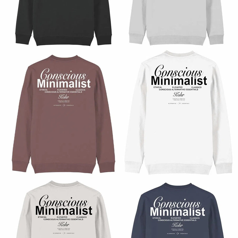 
                  
                    1.4 Sweatshirt in 2 print options - 6 colours
                  
                