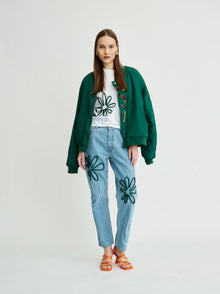  Fauna Patterned Jeans