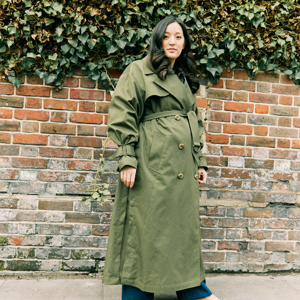 Adjustable size trench