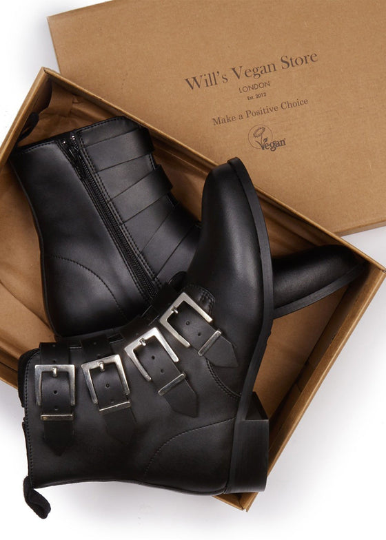 4 Strap Biker Boots