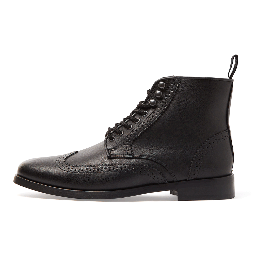 
                  
                    Women's Brogue Boots - Black
                  
                