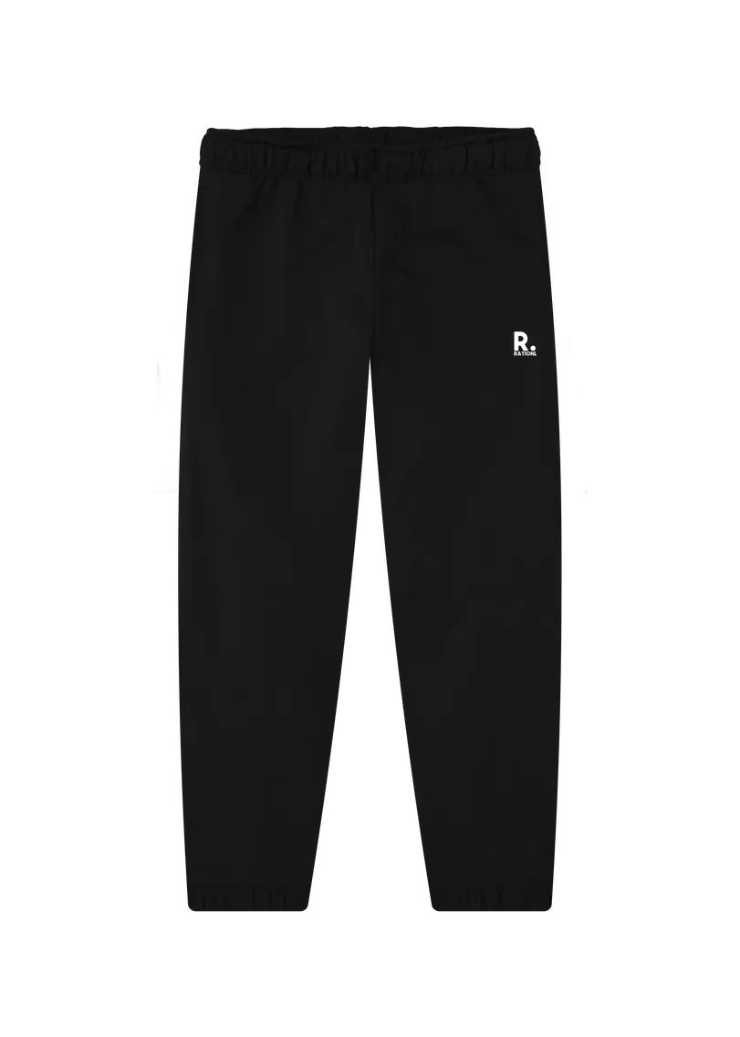 R-Kind Unisex organic cotton jogger in black