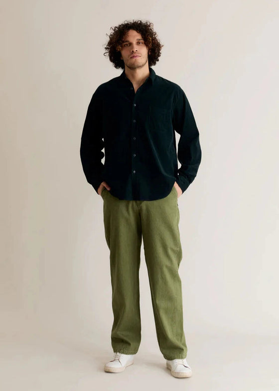 ABEL Organic Corduroy Shirt - Dark Marine