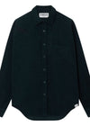 ABEL Organic Corduroy Shirt - Dark Marine