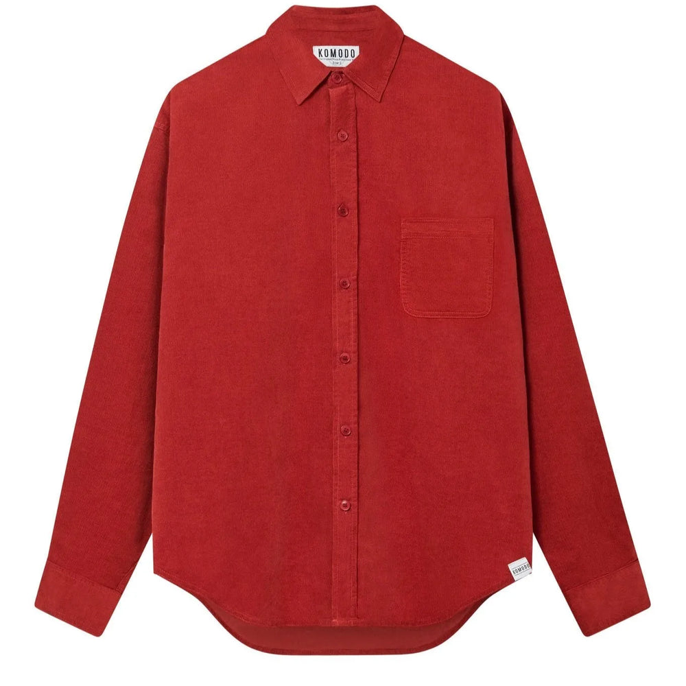 ABEL Organic Corduroy Shirt - Terracotta