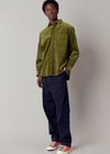 ABEL - Organic Cotton Cord Shirt Pine Green