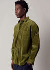 ABEL - Organic Cotton Cord Shirt Pine Green