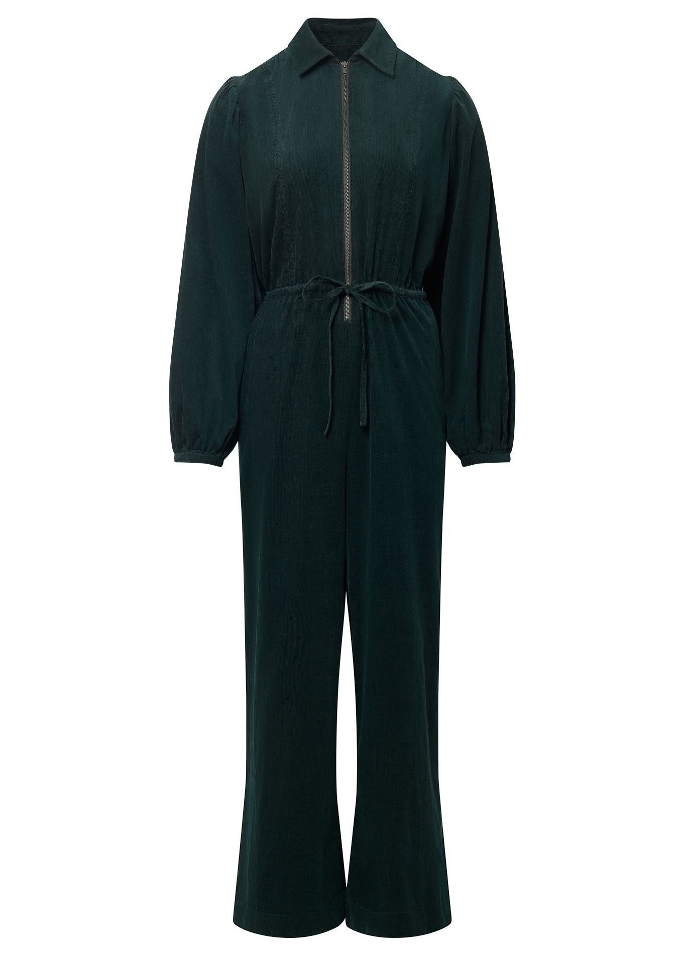 AMRITA Organic Cotton Corduroy Jumpsuit - Dark Marine