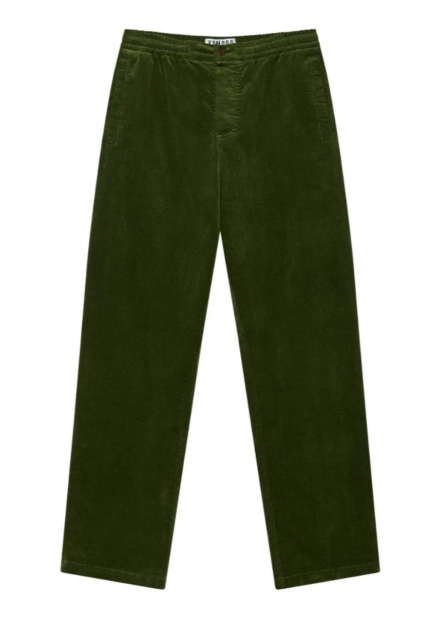 ANDRO - Organic Cotton Cord Trouser Pine Green