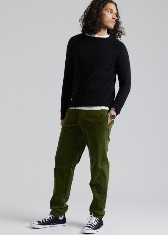 ANDRO - Organic Cotton Cord Trouser Pine Green