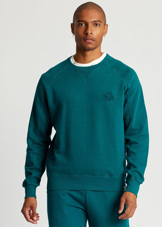 ANTON - Organic Cotton Sweat Teal Green