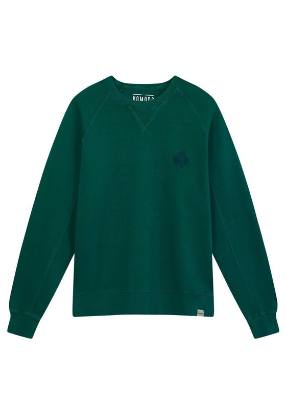 ANTON - Organic Cotton Sweat Teal Green