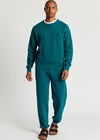 ANTON - Organic Cotton Sweat Teal Green