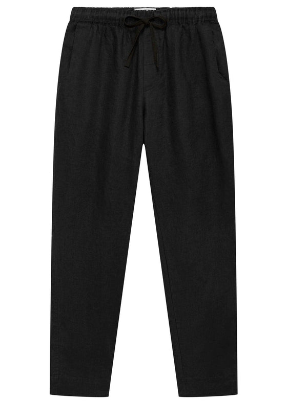 AUGUST - Linen Trouser Black