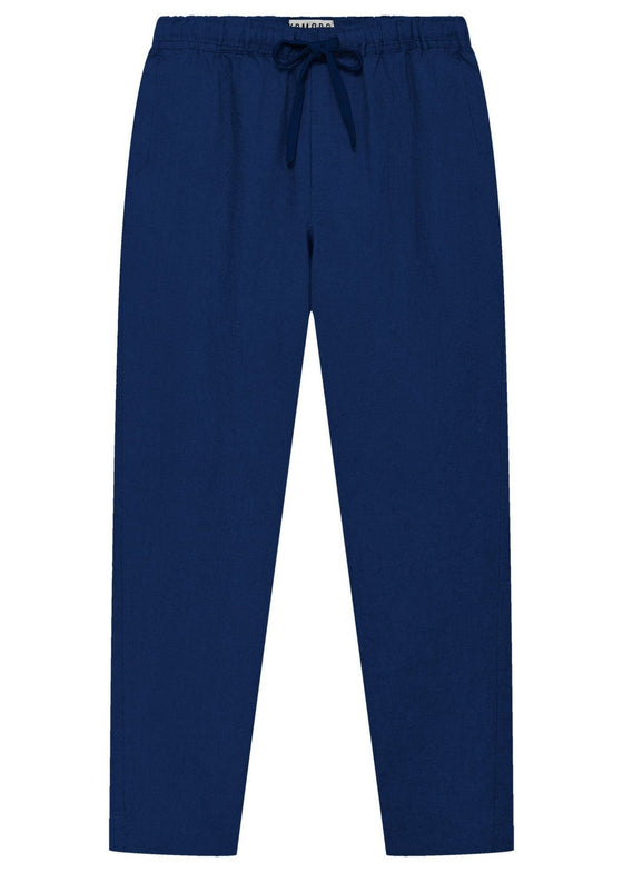 AUGUST - Linen Trouser Navy