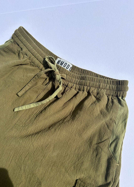 AUGUST - Organic Linen Trouser Khaki