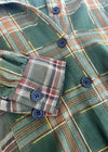 AXEL Flannel Patchwork Check Shirt - Green