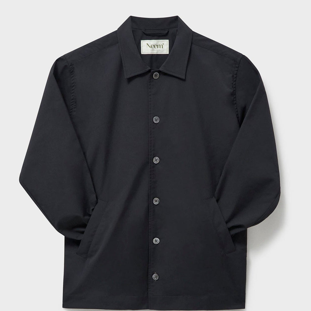 Black Neem Bomber Sorona Rain Jacket