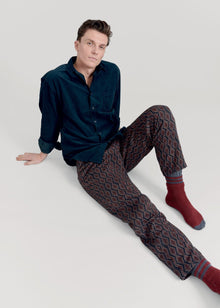  BOWIE TROUSER - Batik Diamond