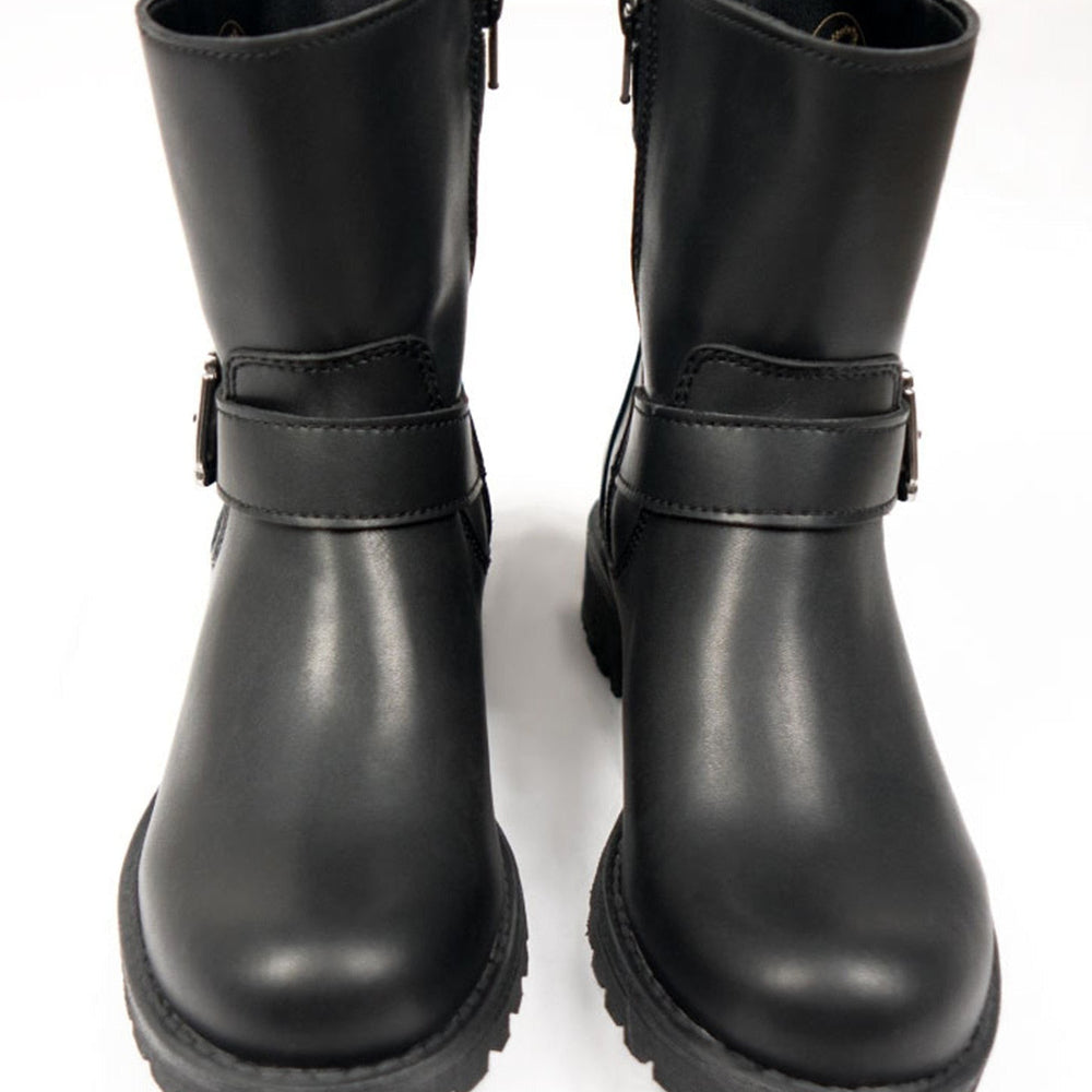 
                  
                    Women's Biker Boots - Black
                  
                