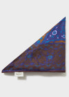 Biodegradable Italian Tencel Blue Paisley Flamboyant Scarf