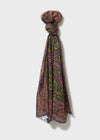 Biodegradable Italian Tencel Pink Paisley Flamboyant Scarf