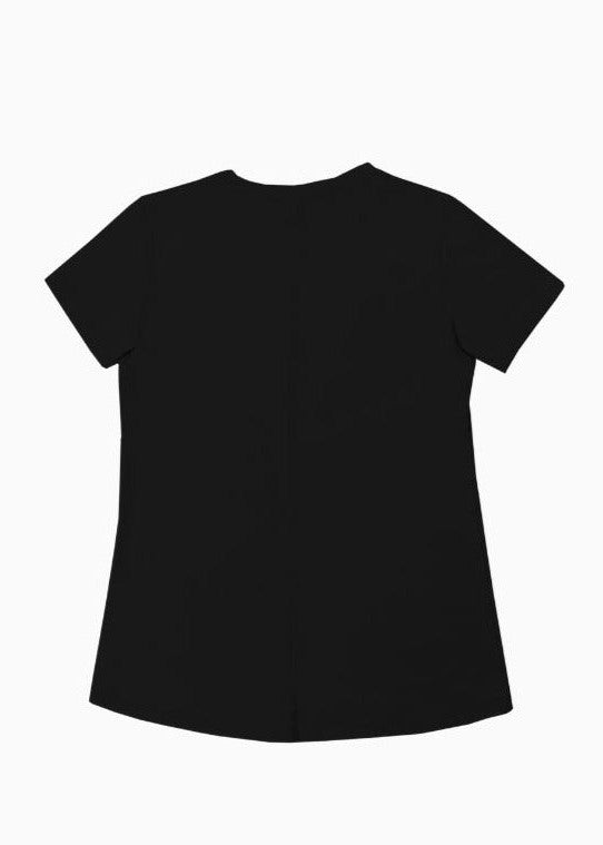 
                  
                    Black Crew Neck Short-Sleeve Top
                  
                