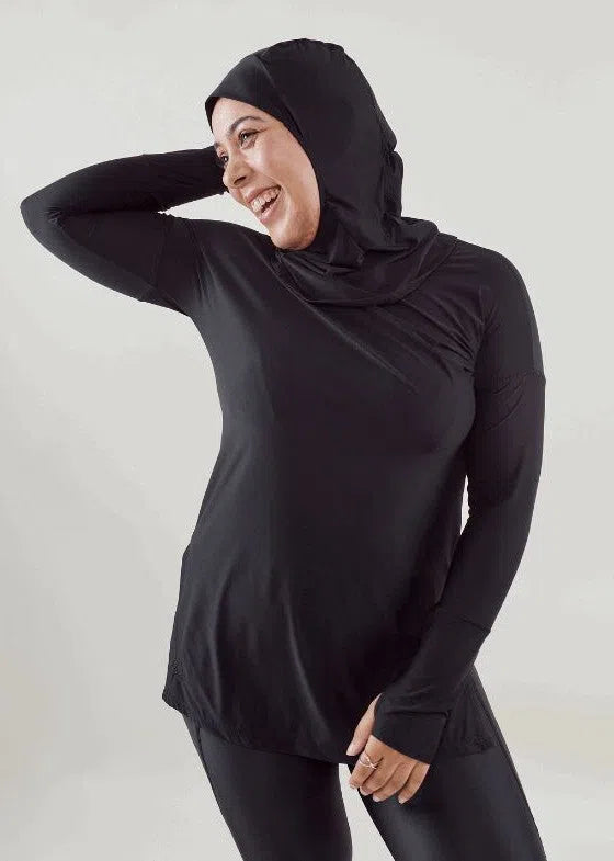 
                  
                    Black Modest Workout Top
                  
                
