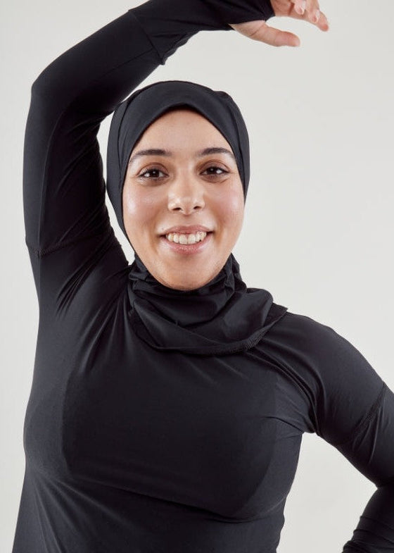 Black Sports Hijab