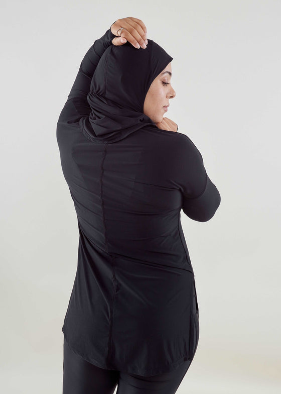 Black Sports Hijab