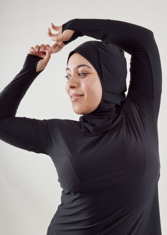 Black Sports Hijab