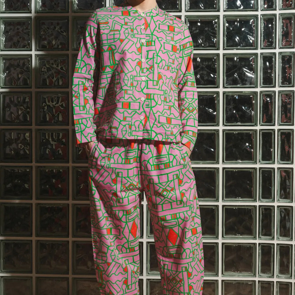 Wild Clouds Blush Horizon Shirt and Trousers