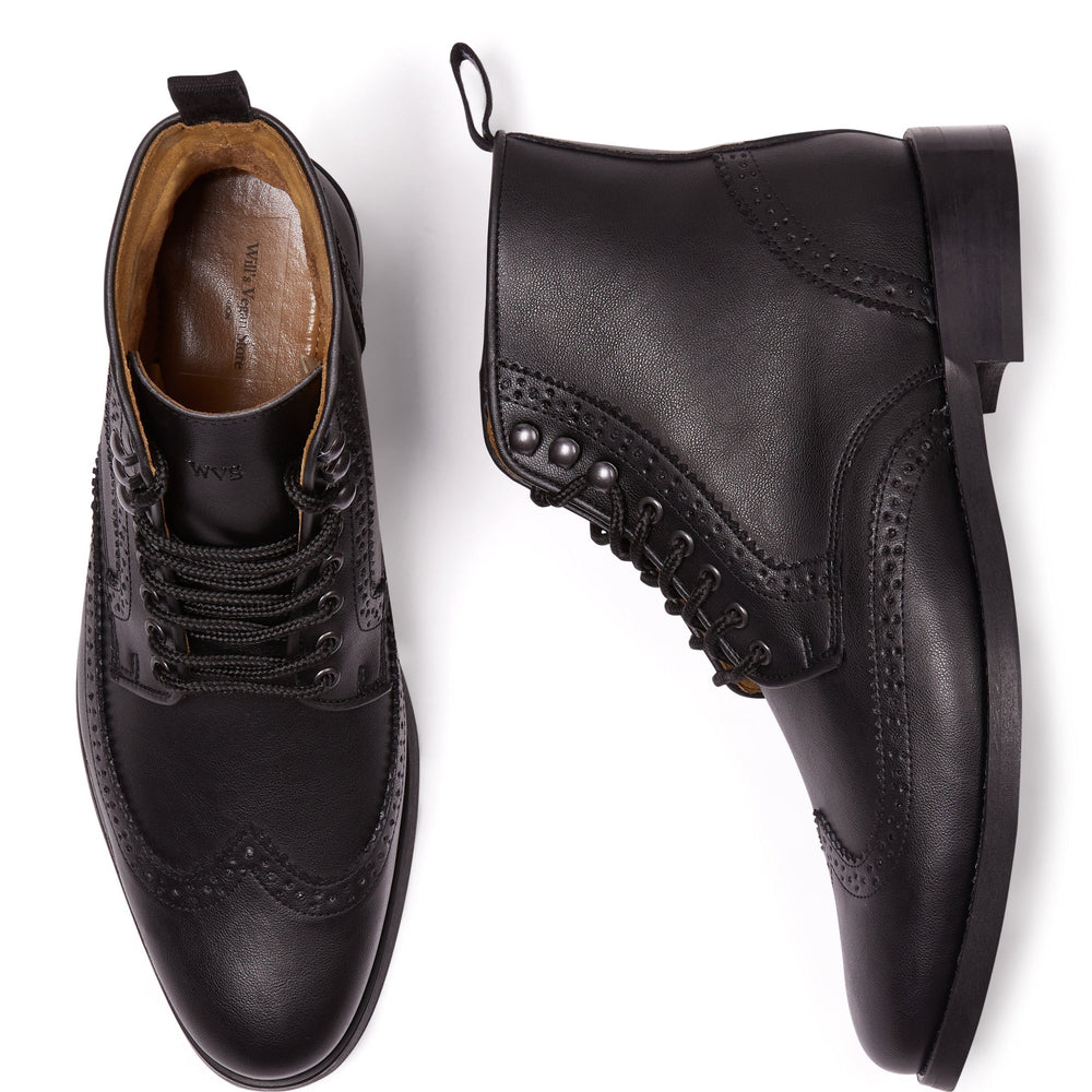 Men's Brogue Boots - 2 colours