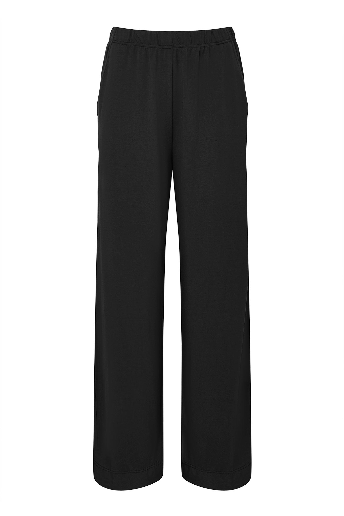 Black pants on a white background