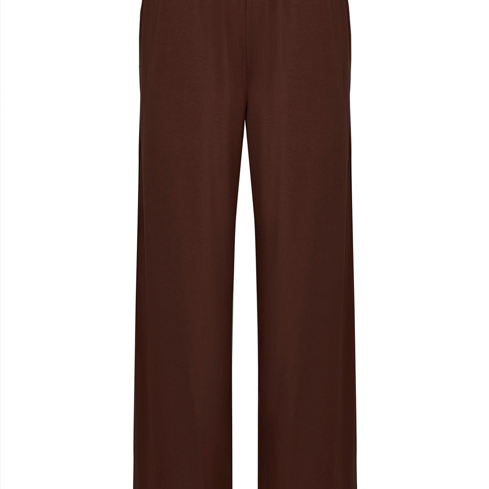 BINITA - Modal Jersey Trouser - Chocolate