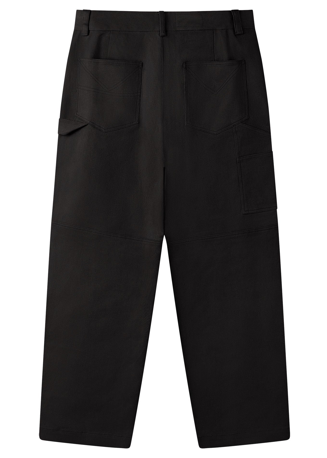 Black pants on a white background