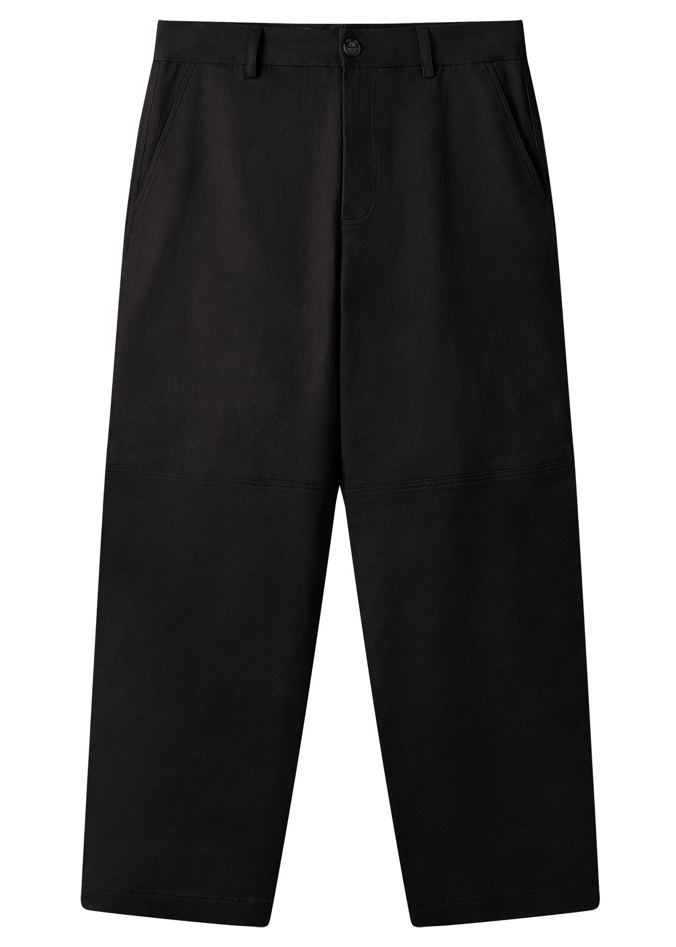Black pants on a white background