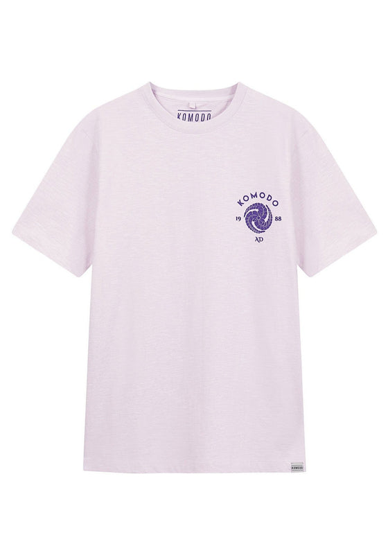 CREST Tee Organic Cotton - Lavender Pink