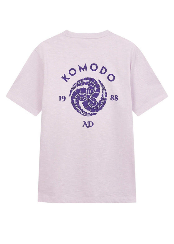 CREST Tee Organic Cotton - Lavender Pink