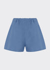 Cornflower Blue Linen Shorts and Shirt Set