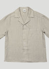 Cream Linen Cuban Shirt