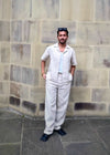 Cream Linen Trousers