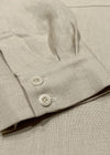 Cream Linen Utility Shirt