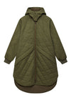 DANIELLA - Organic Cotton Coat Khaki