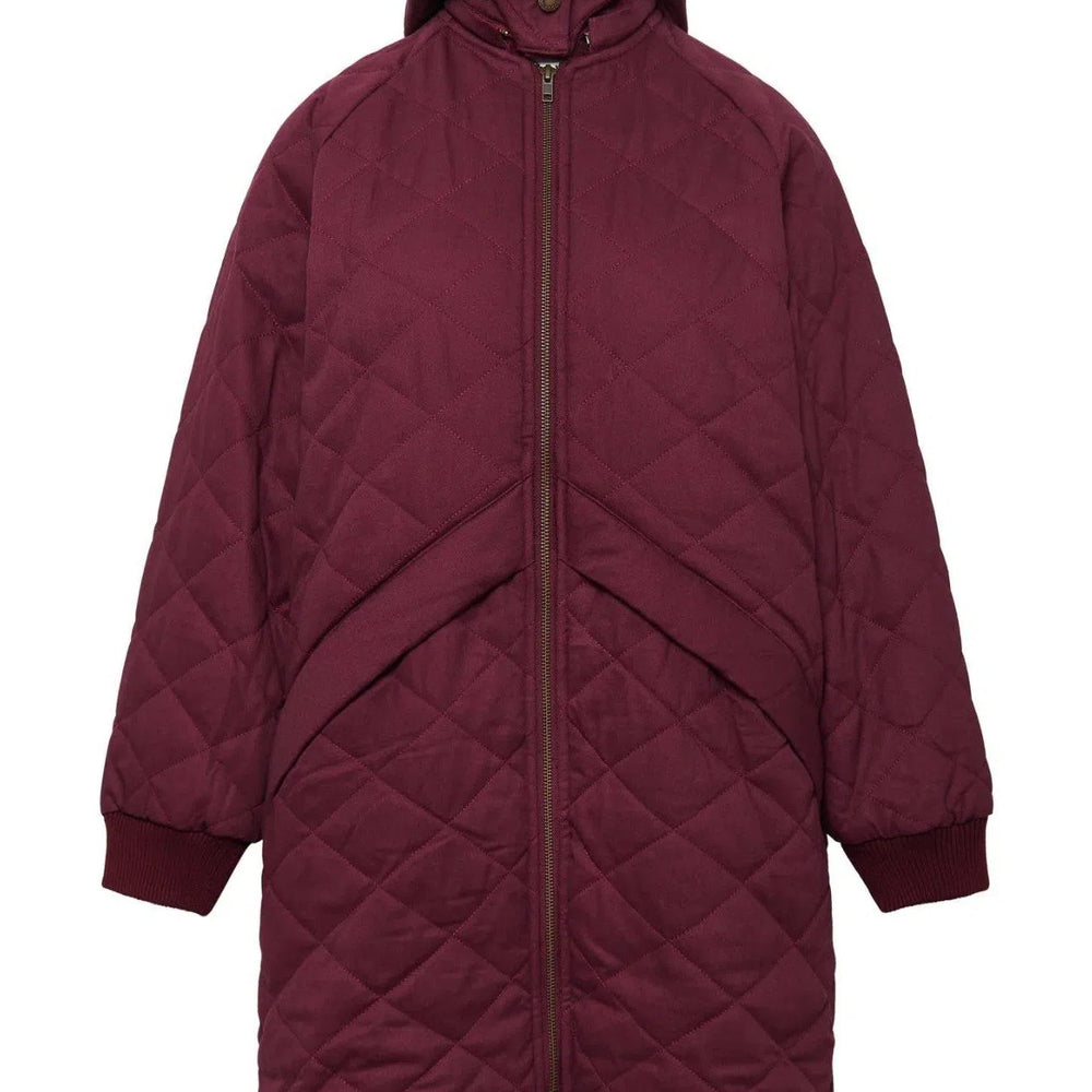 
                  
                    DANIELLA - Organic Cotton Coat Wine Red
                  
                